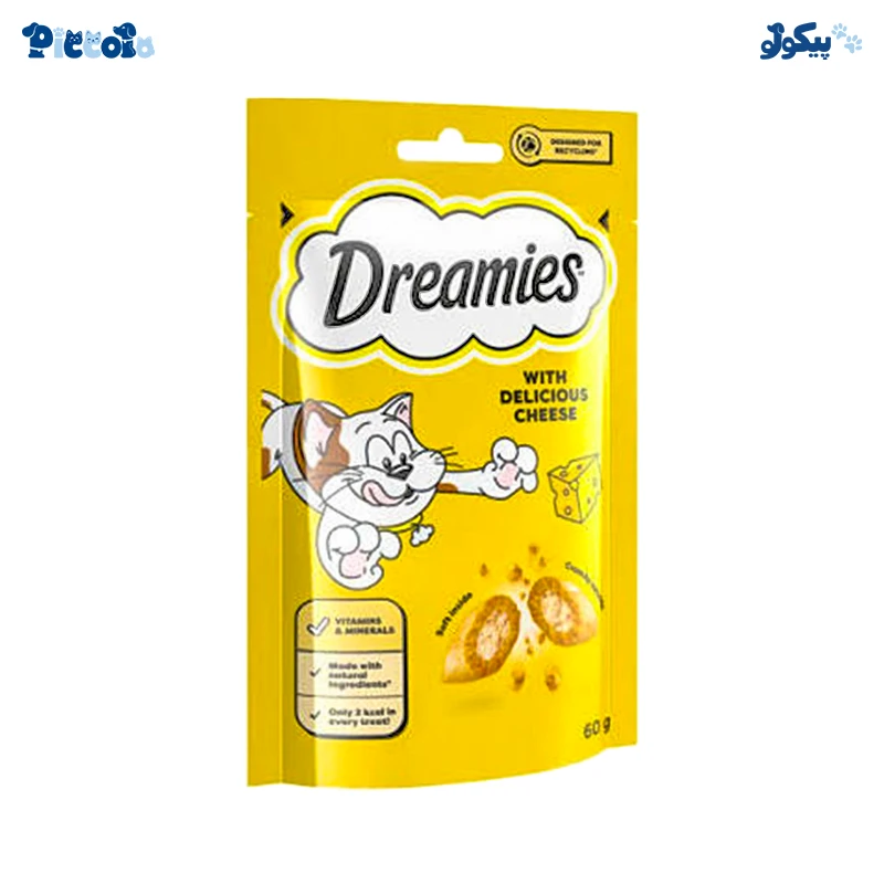 تشویقی دریمیز طعم پنیر | Dreamies Cheese 60g
