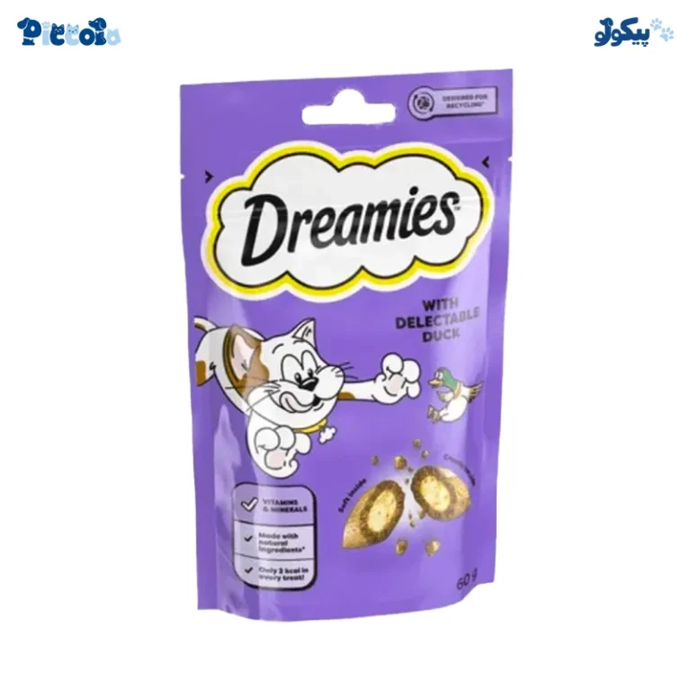 دریمیز طعم اردک | Dreamies Duck 60g