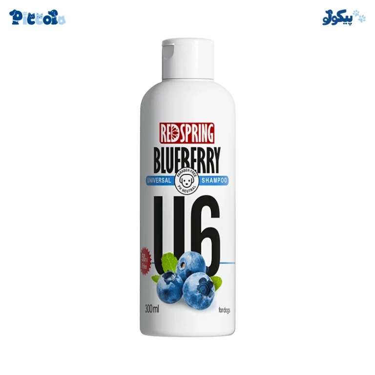 شامپو سگ رد اسپرینگ عصاره بلوبری | Redspring Blueberry U6 300ml