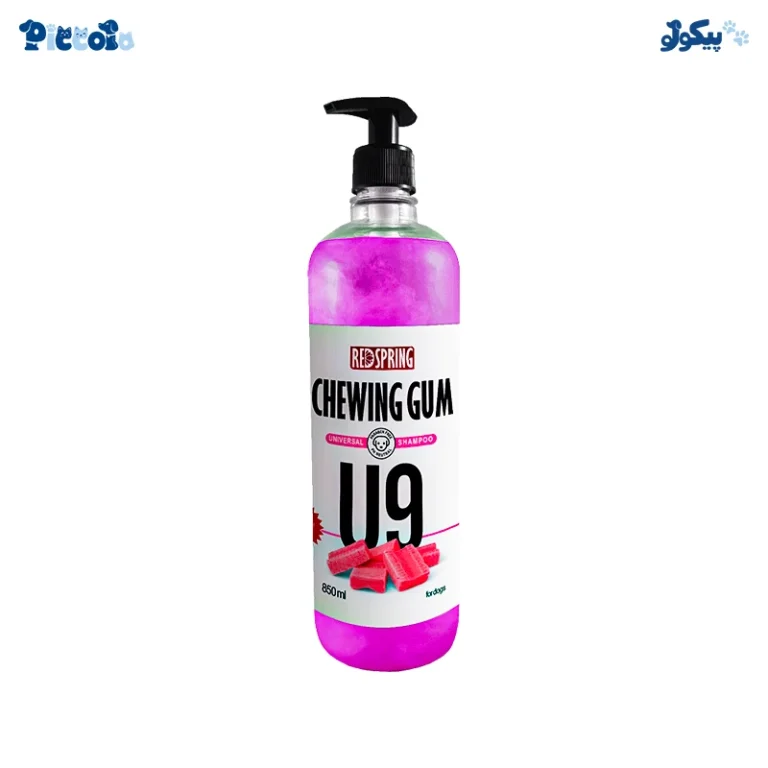 شامپو سگ رد اسپرینگ عصاره آدامس | Redspring Chewing Gum U9 850ml