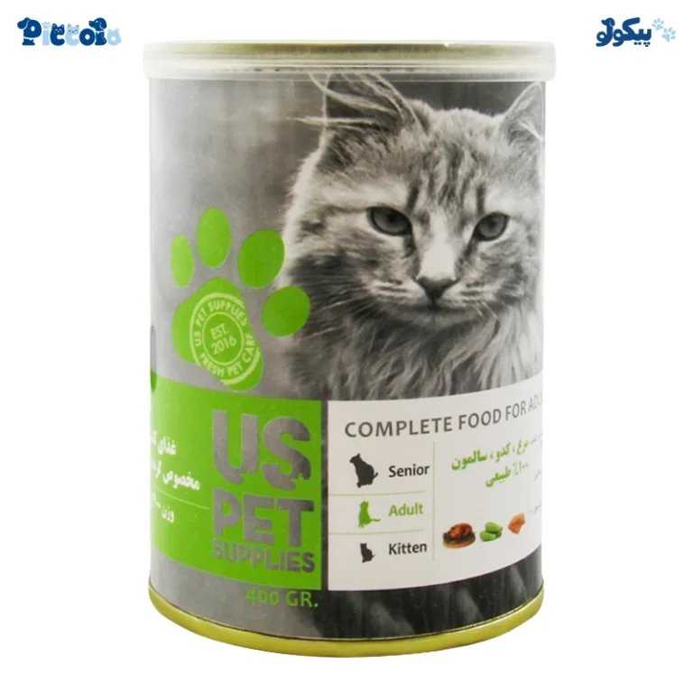 یو اس پت مرغ و سالمون و کدو سبز | Us pet Chicken & Salmon & Zucchini