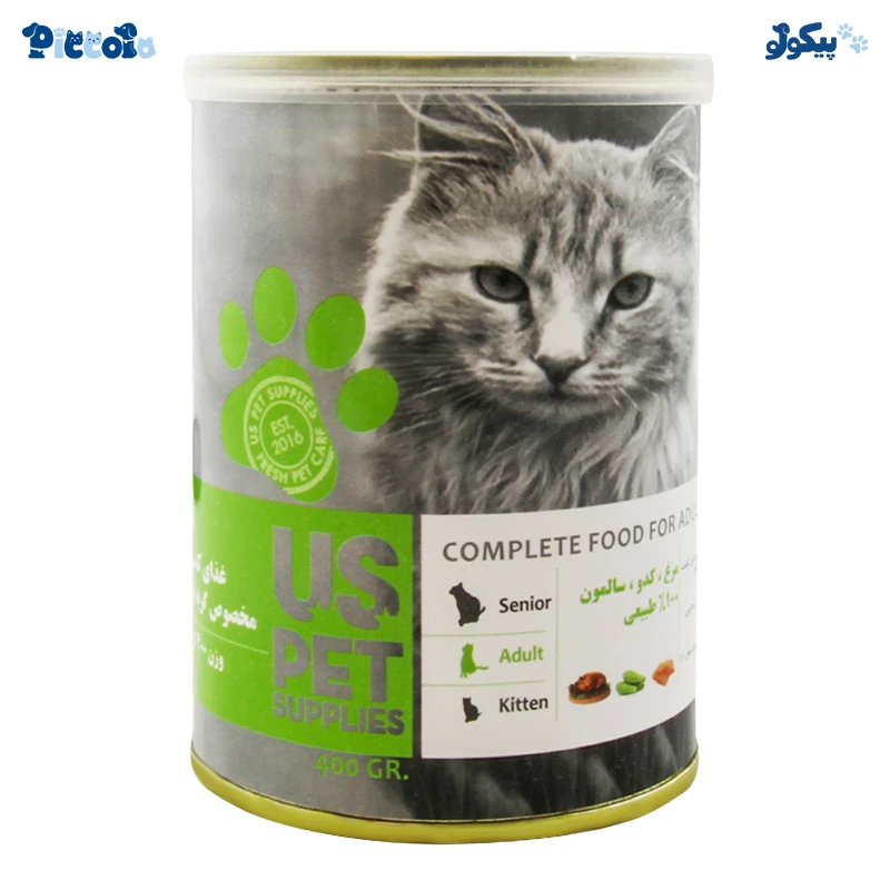 یو اس پت مرغ و سالمون و کدو سبز | Us pet Chicken & Salmon & Zucchini
