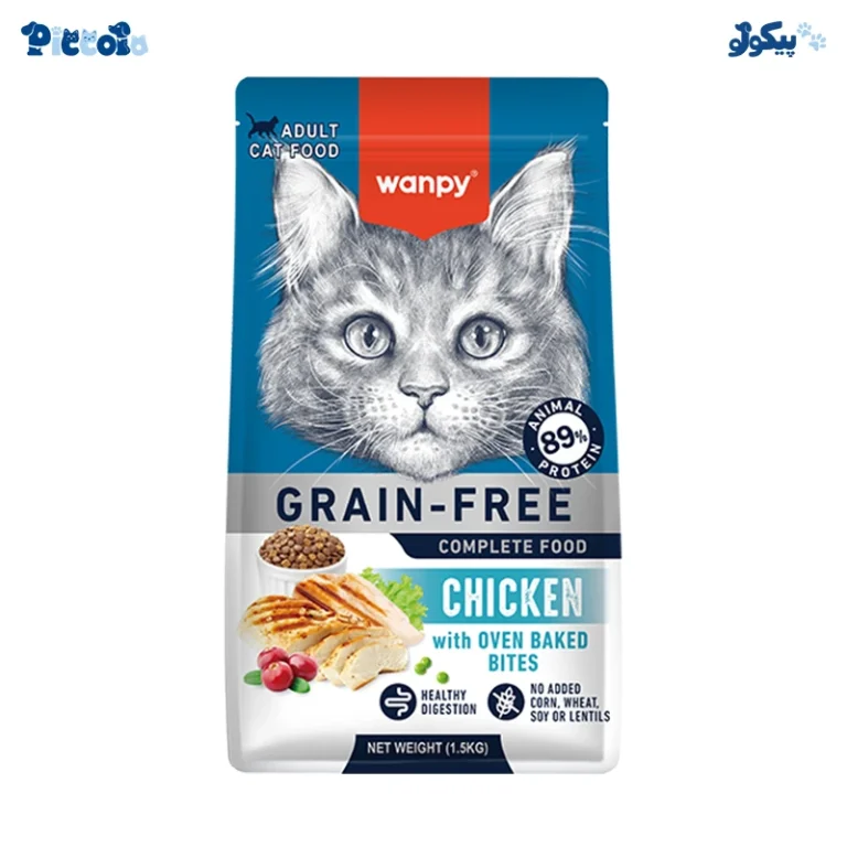 ونپی با طعم مرغ | wanpy adult chicken 1.5kg