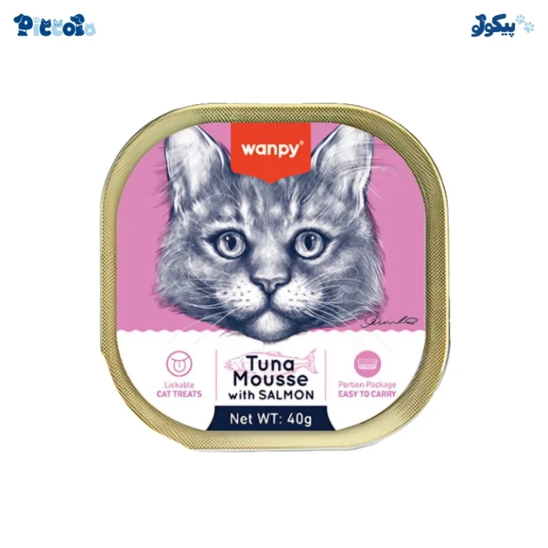 ووم ونپی طعم ماهی تن و سالمون | Wanpy Tuna & Salmon Mousse 40g