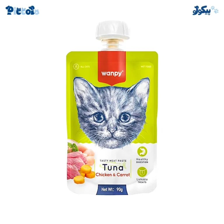 ونپی ماهی تن، مرغ و هویج | Wanpy Tuna, Chicken & Carrot