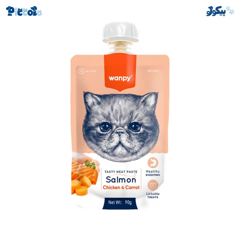 ونپی سالمون، مرغ و هویج | Wanpy Salmon, Chicken & Carrot
