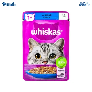 ویسکاس طعم ماهی در ژله | Whiskas Fish in Jelly Pouch