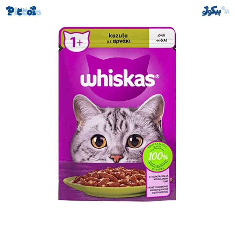 ویسکاس طعم بره در ژله | Whiskas Lamb in Jelly Pouch