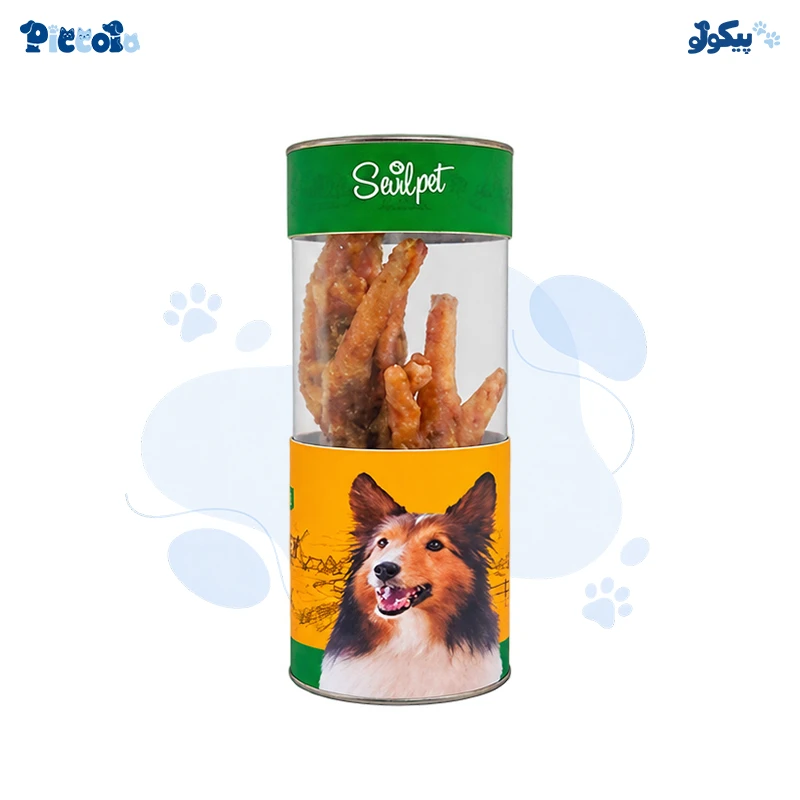 تشویقی طبیعی سگ پای بوقلمون | SevilPet Turkey Feet