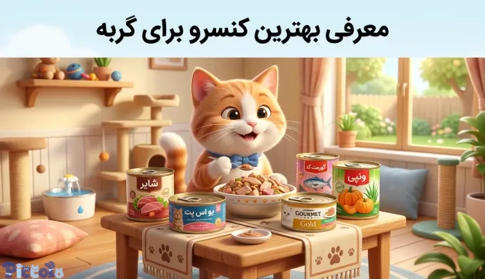 بهترین کنسرو برای گربه